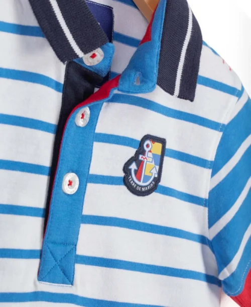 POLO MC FOND BLANC RAYE BLEU CIRAYE 7 POLO MC FOND BLANC RAYE BLEU CIRAYE -Vetements Simples Magasin prod 7054 polo mc fond blanc raye bleu ciraye 666x812 fc7ea0111e0b