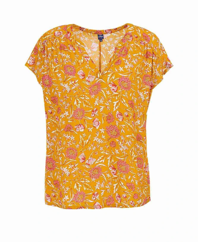 Blouse Jaune Imprimé Floral Femme 3 Blouse Jaune Imprimé Floral Femme