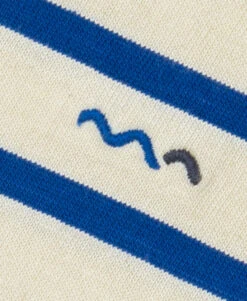 Marinière Homme Manches Courtes Fond Grège Rayé Bleu -Vetements Simples Magasin prod 7103 mariniere mc fd grege raye bleu vif ecohok 666x812 fc7ea0111e0b