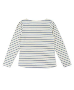 MARINIERE ML FOND GREGE RAYE BLEU ECOFEL -Vetements Simples Magasin prod 7109 mariniere ml fond grege raye bleu ecofel 666x812 fc7ea0111e0b