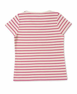 Marinière éco Conçue Femme Manches Courtes Rose/blanc 6 Marinière éco Conçue Femme Manches Courtes Rose/blanc -Vetements Simples Magasin prod 7118 mariniere mc fond grege raye rose ecofek 666x812 fc7ea0111e0b