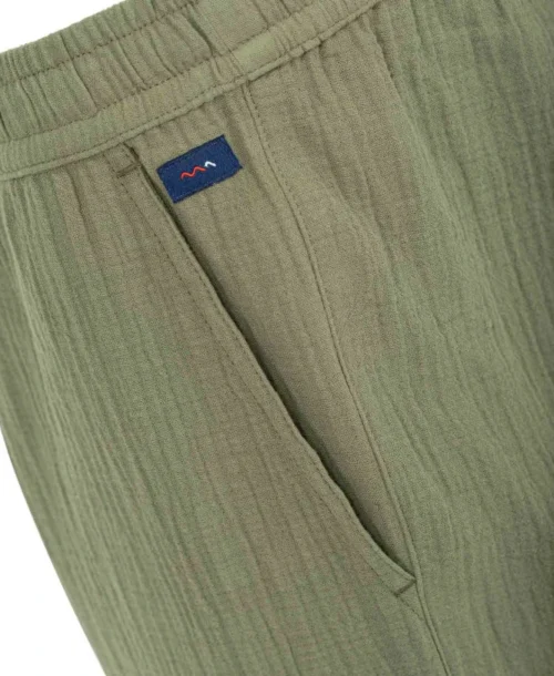 Bermuda Gaze De Coton Vert Olive Homme -Vetements Simples Magasin prod 7161 bermuda vert olive lexon 666x812 fc7ea0111e0b