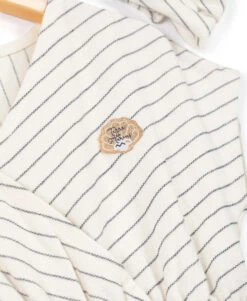 Ensemble Fille Robe Rayée Bleu Marine Fond Grège + Bandeau -Vetements Simples Magasin prod 7220 robe accessoire fond grege raye indigo croby 666x812 fc7ea0111e0b