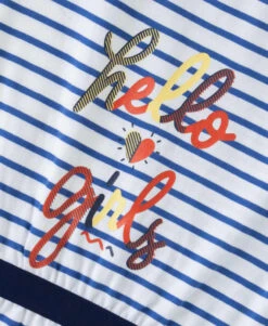 Robe Rayée Manches Courtes Revers Fille 7 Robe Rayée Manches Courtes Revers Fille -Vetements Simples Magasin prod 7250 robe mc fond blanc raye indigo pasca 666x812 fc7ea0111e0b