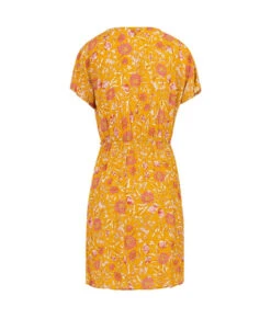 Robe Fleurie Jaune Femme -Vetements Simples Magasin prod 7266 robe mc imprime jaune paro 666x812 fc7ea0111e0b