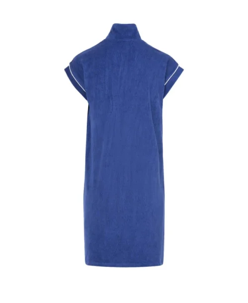 Robe éponge Bleu Femme -Vetements Simples Magasin prod 7292 robe mc bleu outremer chine podie 666x812 fc7ea0111e0b