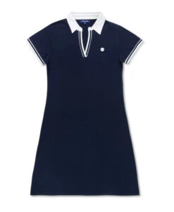 Robe Polo Bleu Marine Femme -Vetements Simples Magasin prod 7296 robe mc bleu indigo pamady 666x812 fc7ea0111e0b