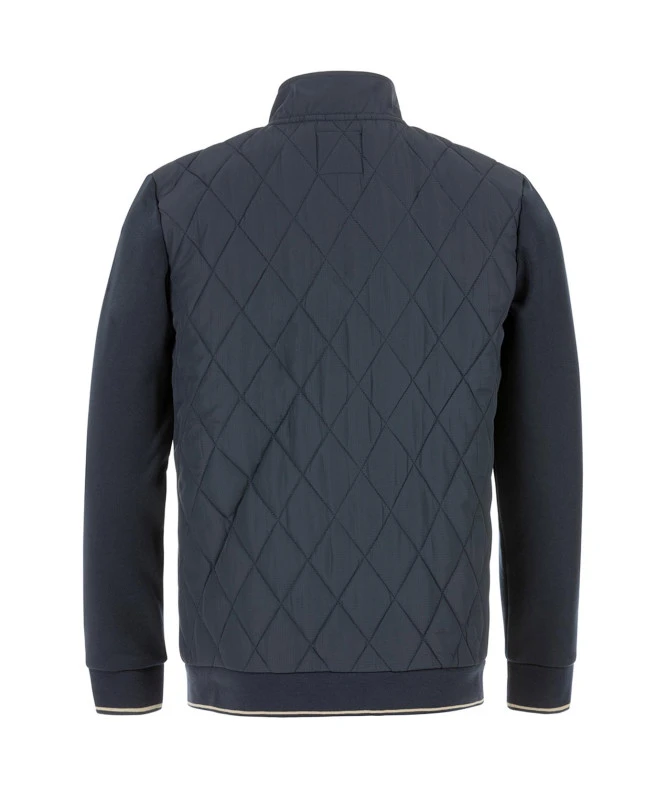 Veste Bi-matière Bleu Marine Homme 6 Veste Bi-matière Bleu Marine Homme – Image 4