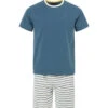 Ensemble Pyjama Bleu Homme T-shirt + Short -Vetements Simples Magasin prod 7381 pyjama bleu orage nimoi 666x812 fc7ea0111e0b