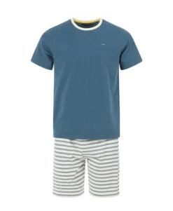 Ensemble Pyjama Bleu Homme T-shirt + Short