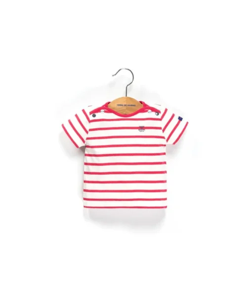 MARINIERE MC FD NATUREL RY ROSE HIBISCUS PESTELAN