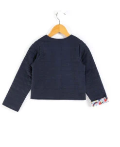 Veste Réversible Bleu Marine Fille -Vetements Simples Magasin prod 7500 veste ml indigo jolia 666x812 fc7ea0111e0b