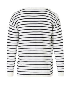 Pull Marinière Femme -Vetements Simples Magasin prod 7551 pull raye blanc bleu hicha 666x812 fc7ea0111e0b
