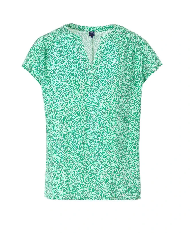 Blouse Verte Imprimé Femme 4 Blouse Verte Imprimé Femme – Image 2