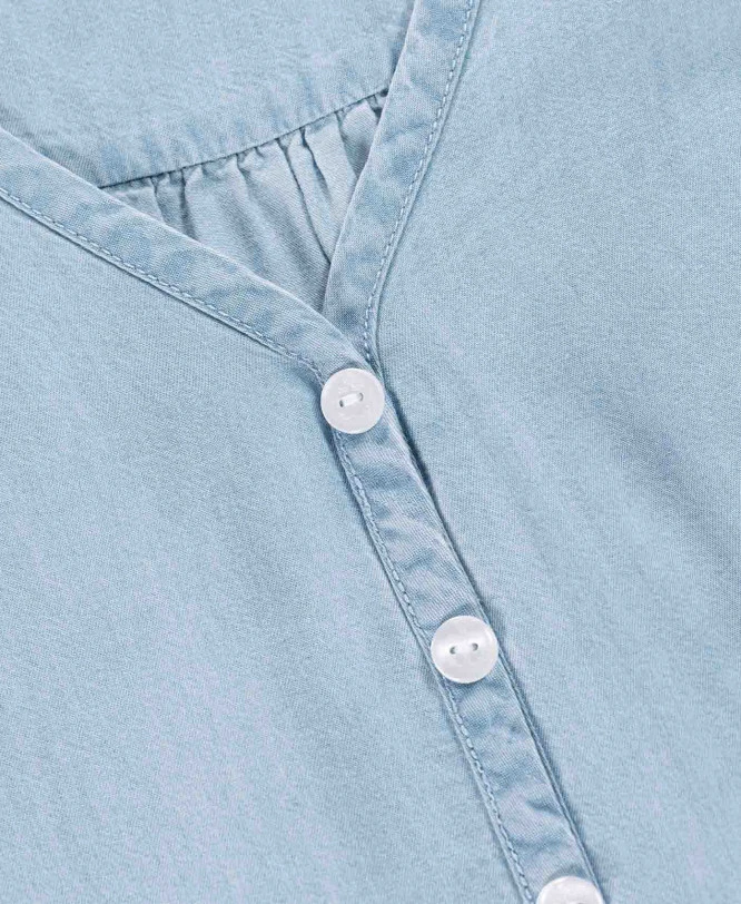 Robe Courte Jean Lyocell Femme 4 Robe Courte Jean Lyocell Femme – Image 2