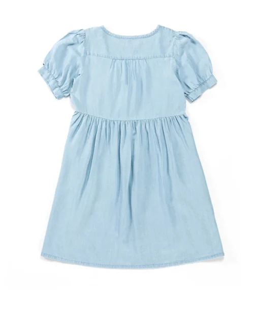 Robe Courte Jean Lyocell Femme 7 Robe Courte Jean Lyocell Femme -Vetements Simples Magasin prod 7651 robe mc denim clair piran 666x812 fc7ea0111e0b