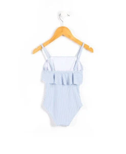 Maillot De Bain Rayé 1 Pièce Fille -Vetements Simples Magasin prod 7658 maillot de bain fond blanc raye bleu yvano 666x812 fc7ea0111e0b