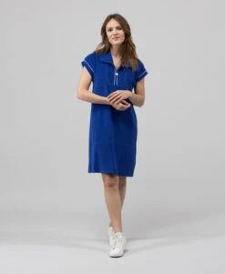 Robe éponge Bleu Femme