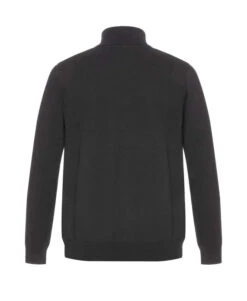 Gilet Zippé Noir Homme -Vetements Simples Magasin prod 7824 cardigan tricot noir itaro 666x812 fc7ea0111e0b