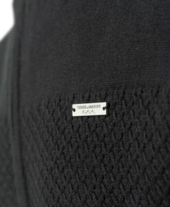 Gilet Zippé Noir Homme -Vetements Simples Magasin prod 7825 cardigan tricot noir itaro 666x812 fc7ea0111e0b