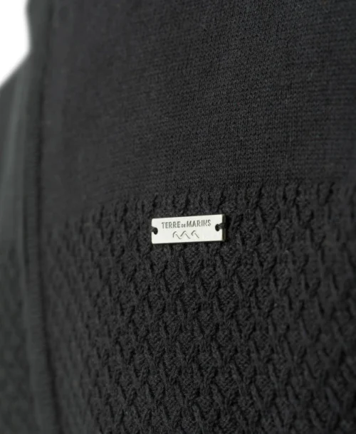 Gilet Zippé Noir Homme -Vetements Simples Magasin prod 7825 cardigan tricot noir itaro 666x812 fc7ea0111e0b