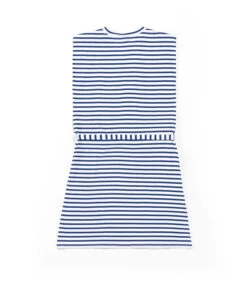 Robe Marinière été Bleu Femme -Vetements Simples Magasin prod 7905 robe mc fond grege raye bleu ronron 666x812 fc7ea0111e0b