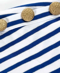 Robe Marinière été Bleu Femme -Vetements Simples Magasin prod 7906 robe mc fond grege raye bleu ronron 666x812 fc7ea0111e0b