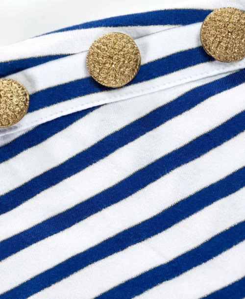 Robe Marinière été Bleu Femme -Vetements Simples Magasin prod 7906 robe mc fond grege raye bleu ronron 666x812 fc7ea0111e0b