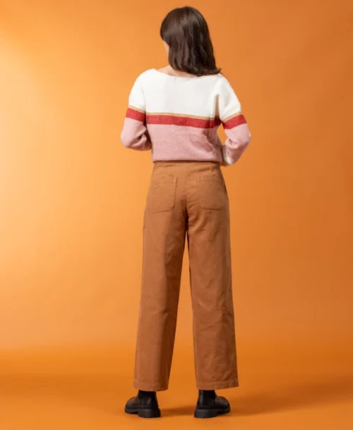 Pantalon à Ponts Camel Femme -Vetements Simples Magasin prod 7986 pantalon camel pagan 666x812 fc7ea0111e0b