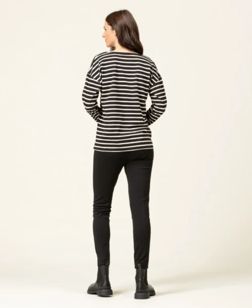 T-shirt Rayé Noir Femme Manches Longues Col V 13 T-shirt Rayé Noir Femme Manches Longues Col V -Vetements Simples Magasin prod 7994 tee shirt ml fond noir raye naturel tsuki 666x812 fc7ea0111e0b