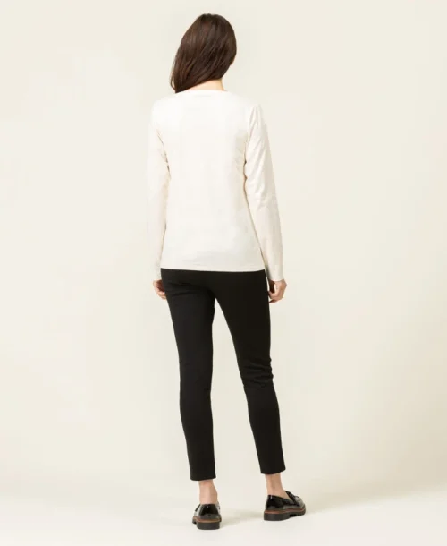 T-shirt Manches Longues Col V Imprimé Doré 11 T-shirt Manches Longues Col V Imprimé Doré -Vetements Simples Magasin prod 8019 tee shirt ml grege tigrine 666x812 fc7ea0111e0b