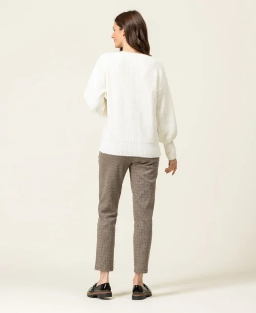 Gilet Blanc Cassé Femme Boutons Dorés -Vetements Simples Magasin prod 8024 cardigan tricot naturel kouros 666x812 fc7ea0111e0b