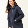 Manteau Bleu Marine Femme -Vetements Simples Magasin prod 8071 manteau indigo xalam 666x812 fc7ea0111e0b