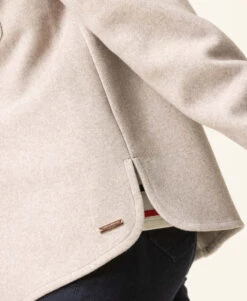 Veste Recyclée Beige Femme -Vetements Simples Magasin prod 8083 veste ml beige chine verdie 666x812 fc7ea0111e0b