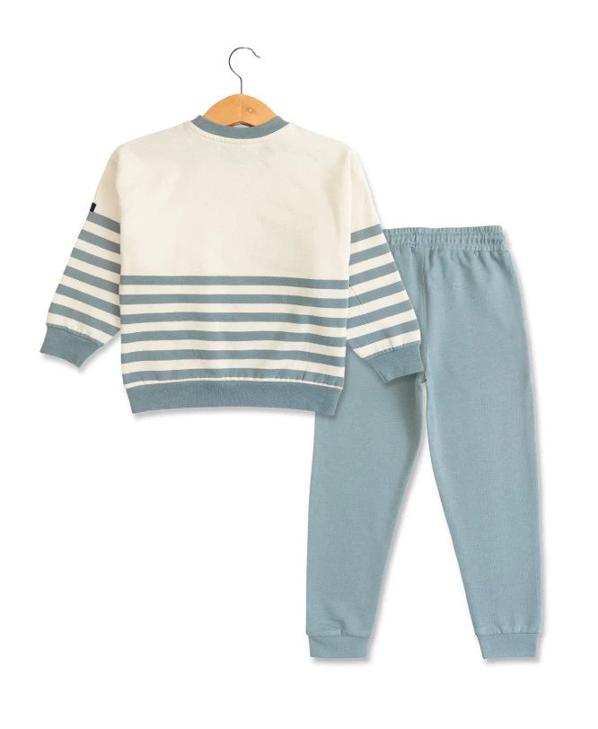 Ensemble Jogging Vert Enfant Pull + Pantalon 4 Ensemble Jogging Vert Enfant Pull + Pantalon – Image 2