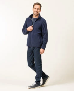 Polaire Zippée Bleu Marine Homme -Vetements Simples Magasin prod 8141 veste ml indigo victor 666x812 fc7ea0111e0b