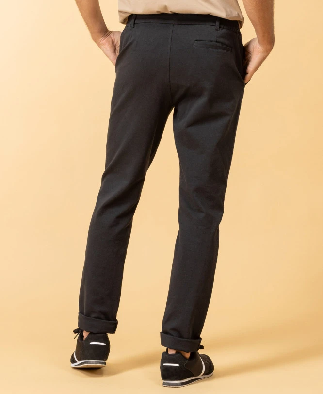 Pantalon Milano Noir Homme 4 Pantalon Milano Noir Homme – Image 2