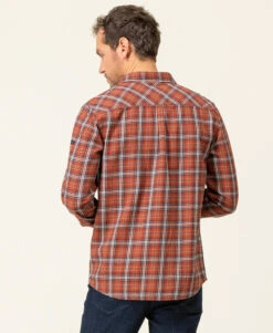 Chemise Rouille à Carreaux Homme 8 Chemise Rouille à Carreaux Homme -Vetements Simples Magasin prod 8180 chemise chemisier ml carreaux rouille caromu 666x812 fc7ea0111e0b