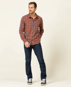 Chemise Rouille à Carreaux Homme 10 Chemise Rouille à Carreaux Homme -Vetements Simples Magasin prod 8182 chemise chemisier ml carreaux rouille caromu 666x812 fc7ea0111e0b