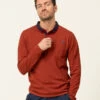 Polo Manches Longues Rouille Homme 1 Polo Manches Longues Rouille Homme -Vetements Simples Magasin prod 8192 polo ml rouille fonce orai 666x812 fc7ea0111e0b