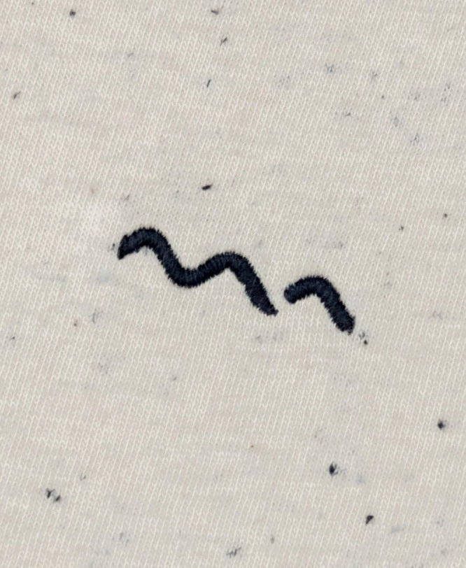 T-shirt Homme Manches Courtes Blanc Cassé Col Tunisien 5 T-shirt Homme Manches Courtes Blanc Cassé Col Tunisien – Image 3