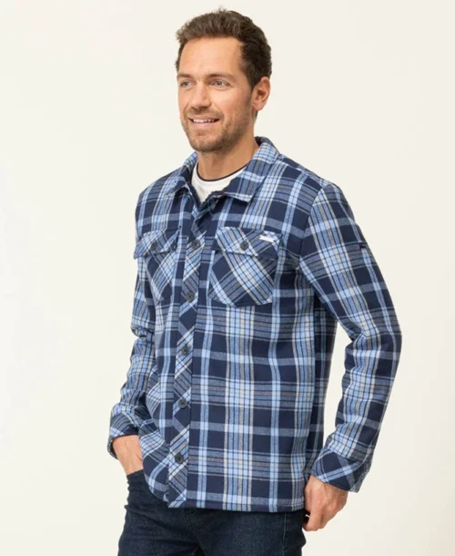 Veste Surchemise à Carreaux Homme