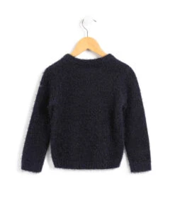 Pull Bleu Marine Maille à Poils Fille -Vetements Simples Magasin prod 8293 pull indigo karenat 666x812 fc7ea0111e0b