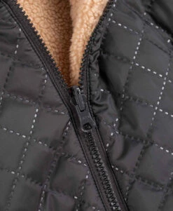 Blouson Noir Réversible Fille Avec Capuche -Vetements Simples Magasin prod 8309 manteau noir xouli 666x812 fc7ea0111e0b