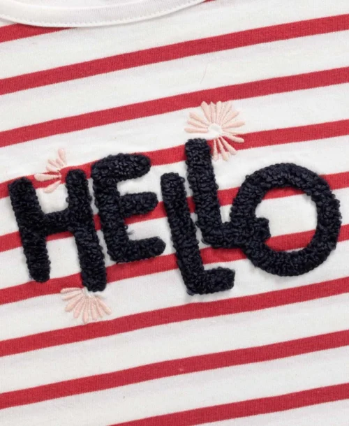 Marinière Imprimé Manches Fille 7 Marinière Imprimé Manches Fille -Vetements Simples Magasin prod 8318 tee shirt ml fond naturel raye multicolore tasira 666x812 fc7ea0111e0b