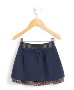 Jupe Courte Fille Réversible -Vetements Simples Magasin prod 8323 jupe courte imprime indigo jelov 666x812 fc7ea0111e0b