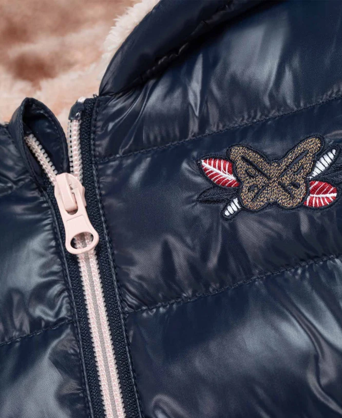 Doudoune Matelassée Fille à Capuche Doublée Sherpa 5 Doudoune Matelassée Fille à Capuche Doublée Sherpa – Image 3