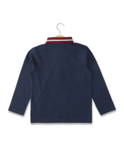 Polo Manches Longues Bleu Marine Garçon -Vetements Simples Magasin prod 8359 polo ml indigo olebra 666x812 fc7ea0111e0b