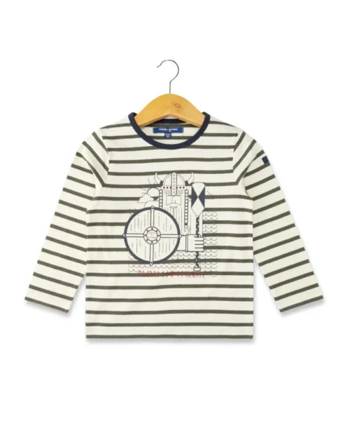 T-shirt Rayé Viking Garçon