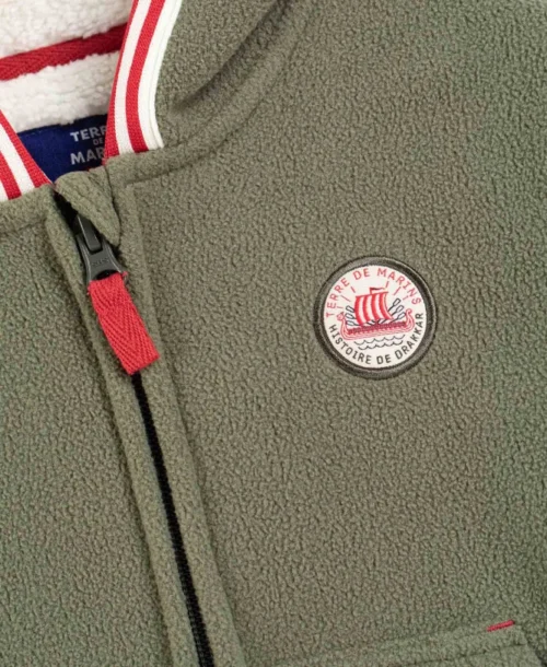 Polaire à Capuche Kaki Garçon -Vetements Simples Magasin prod 8372 veste ml kaki vopola 666x812 fc7ea0111e0b